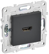 IEK SKANDY Графит Розетка HDMI SK-H01G SK-H10-K53