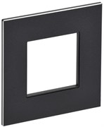 IEK SKANDY Металл Черный Рамка 1-ая SK-F31Bl SK-M12-M-K02