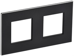 IEK SKANDY Металл Черный Рамка 2-ая SK-F32Bl SK-M22-M-K02