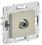 IEK SKANDY Бежевый Розетка TV проходная SK-A17B SK-A10-P-K10