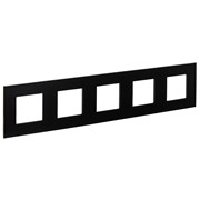 IEK SKANDY Металл Черный Рамка 5-ая SK-F35Bl SK-M52-M-K02