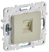 IEK SKANDY Бежевый Розетка компьютерная RJ45 кат.5E SK-K01B SK-K10-1-K10