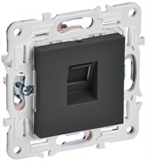 IEK SKANDY Графит Розетка компьютерная RJ45 кат.6 SK-K02G SK-K10-2-K53