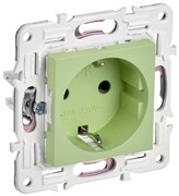 IEK SKANDY Мятный Розетка с/з без защитных шторок 16А SK-R05G SK-R11-16-K06