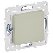 IEK SKANDY Бежевый Выключатель 1-клавишный перекрестный 10А SK-V03B SK-V13-0-10-K10