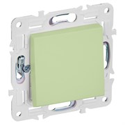 IEK SKANDY Мятный Выключатель 1-клавишный перекрестный 10А SK-V03G SK-V13-0-10-K06