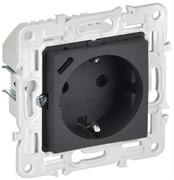 IEK SKANDY Графит Розетка с/з с защитными шторками 16А с USB C 18Вт SK-R17G SK-R14-16-U14-018-K53