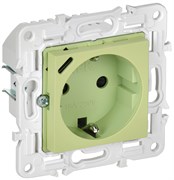 IEK SKANDY Мятный Розетка с/з с защитными шторками 16А с USB C 18Вт SK-R17G SK-R14-16-U14-018-K06