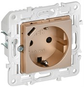 IEK SKANDY Песочный Розетка с/з с защитными шторками 16А с USB C 18Вт SK-R17Sa SK-R14-16-U14-018-K98