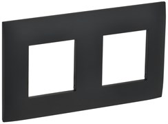 IEK SKANDY Графит Рамка 2-ая SK-F02G SK-M22-K53