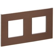 IEK SKANDY Металл Шоколад Рамка 2-ая SK-F32Br SK-M22-M-K30