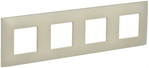 IEK SKANDY Бежевый Рамка 4-ая SK-F01B SK-M42-K10