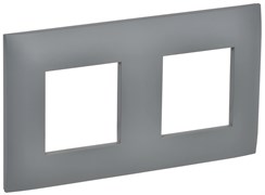 IEK SKANDY Серый Рамка 2-ая SK-F02Gr SK-M22-K03