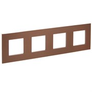 IEK SKANDY Металл Шоколад Рамка 4-ая SK-F34Br SK-M42-M-K30