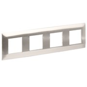 IEK SKANDY Металл Никель Рамка 4-ая SK-F34N SK-M42-M-K50