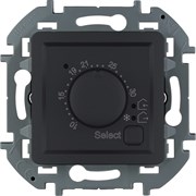Legrand Inspiria антрацит термостат с внешним датчиком для тёплых полов 673813