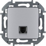Legrand Inspiria алюминий телефонная розетка RJ11 673822