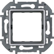 Legrand Inspiria алюминий адаптер для механизма Mosaic 673902
