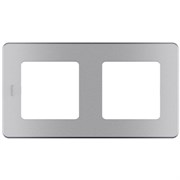 Legrand Inspiria алюминий рамка - 2 поста 673942