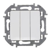 Legrand INSPIRIA Белый Выключатель 3-кл, винтовые клеммы, 10 AX , 250 В 673540