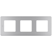 Legrand Inspiria алюминий рамка - 3 поста 673952