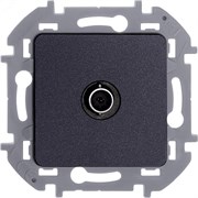 Розетка телевизионная TV Inspiria 2дБ 0-2400мГц с топологией "звезда" механизм антрацит Leg 673853 pe826558