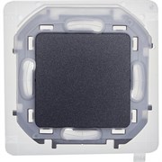 Переключатель 1-кл. Inspiria 10А IP44 250В 10AX механизм антрацит Leg 673673 pe588901