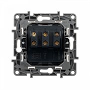 Legrand Etika Выключатель трёхклавишный10А 250В винтовые зажимы - белый 672243