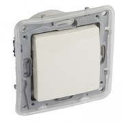 Legrand Etika слоновая кость переключатель 1-клавишный IP44,  автоматические клеммы, 10AX, 250 В 672300