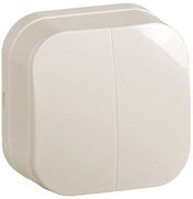 IEK GLORY ВС20-2-0-ХК Выключ. 2-кл. о/у 10А GLORY крем. EVH20-K33-10