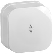 IEK GLORY ВСп10-1-0-ХБ Выключ. 1-кл. проход. о/у 10А GLORY белый EVH12-K01-10