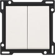 Niko Белый Клавиша двойная 101-61505