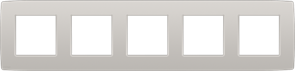 Niko Original Серый Рамка на 5 постов 102-76005