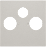 Niko Серый Накладка TV/FM/SAT 102-69551