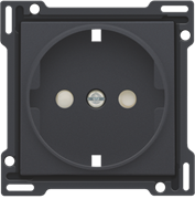 Niko Антрацит Накладка розетки с шт., с/з 122-66901