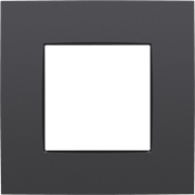 Niko Intense Антрацит Рамка на 1 пост 122-76100