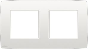 Niko Original Белый Рамка на 2 поста 101-76800