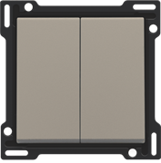 Niko Бронза Клавиша двойная 123-61505