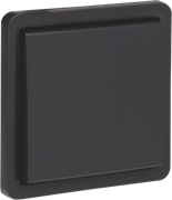 Niko Hydro Черный Переключатель 1-клавишный, IP55, пруж клеммы 761-31605