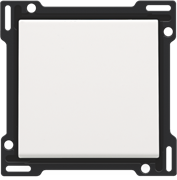 Niko Пластик Белая сталь Клавиша одинарная 154-61105