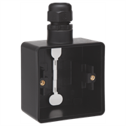 Niko Hydro Черный Рамка, 1 вход M20, с каб/вводом 761-84151