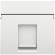 Niko Пластик Белая сталь Накладка на розетку RJ 154-65100