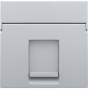 Niko Серебро Накладка на розетку RJ 121-65100