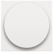 Niko Пластик Белая сталь Накладка поворотного диммера 154-31003