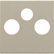 Niko Шампань Накладка TV/FM/SAT 157-69551