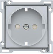 Niko Серебро Накладка розетки с шт., с/з 121-66901