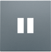 Niko Свинцово-серый Накладка на USB-зарядку 220-68001