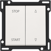 Niko Белый Накладка на выключатель для жалюзи 101-65905