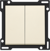 Niko Слоновая кость Клавиша двойная 100-61505