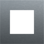 Niko Pure Металл Свинцово-серый Рамка на 1 пост 220-76100
